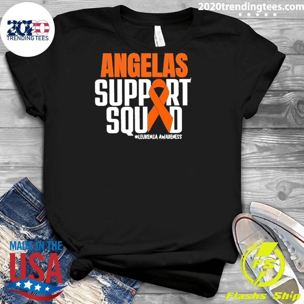 Angela Support Squad Leukemia Awareness Shirt