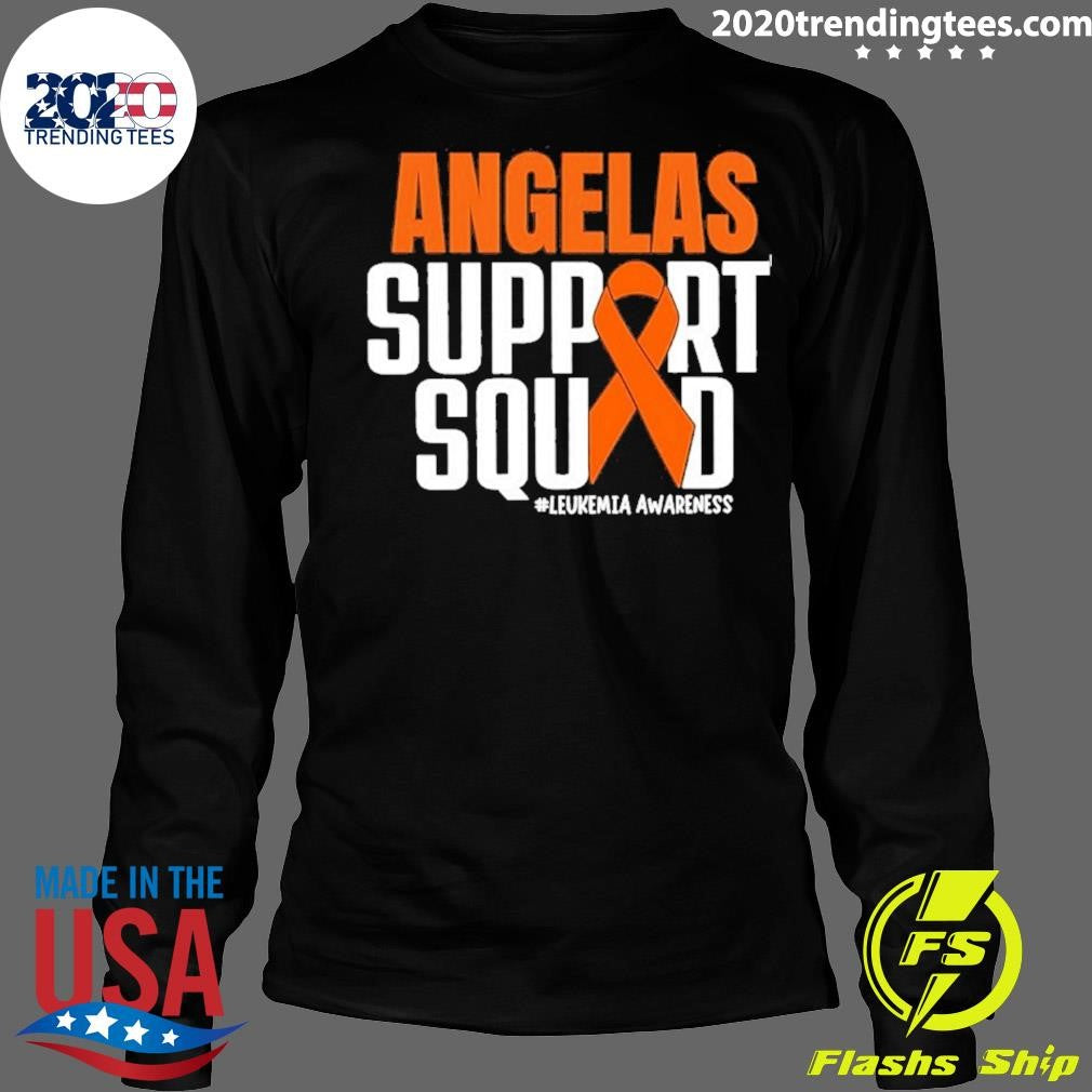 Angela Support Squad Leukemia Awareness Shirt