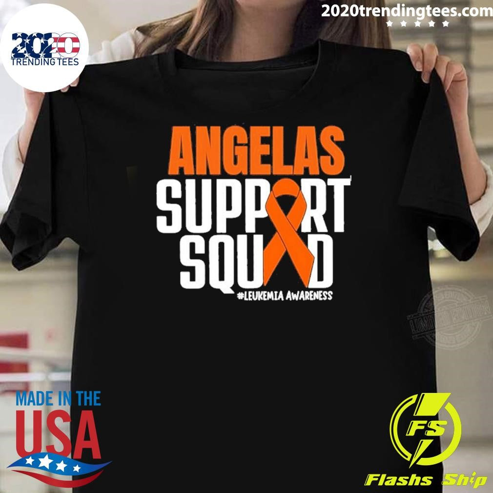 Angela Support Squad Leukemia Awareness Shirt
