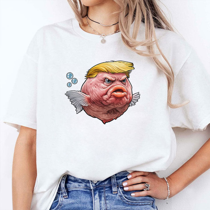 Angry Fish Political Satire Trump Shirt