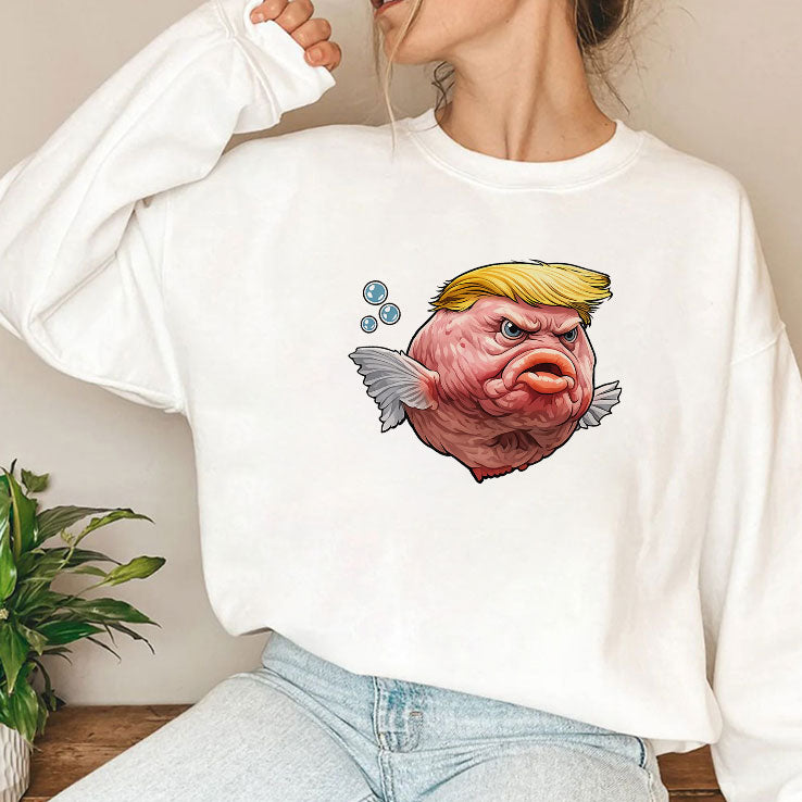 Angry Fish Political Satire Trump Shirt