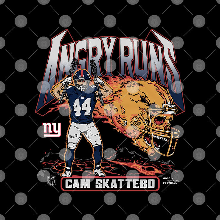 Angry Runs Cam Skattebo T Shirt