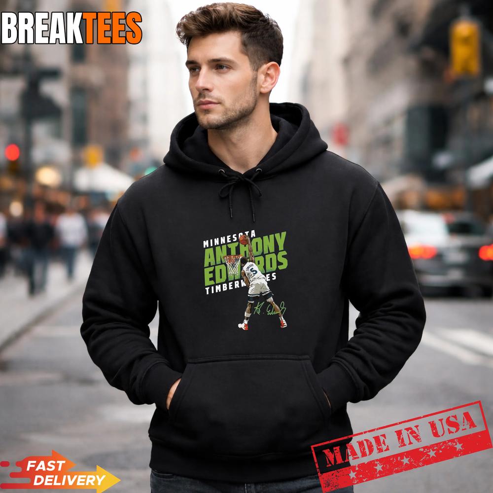 Anthony Edwards Minnesota Timberwolves Graphic T-Shirt – Ant-Man Basketball Fan Tee