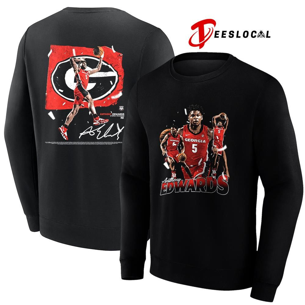 Anthony Edwards x Georgia Bulldogs graphic signature shirt