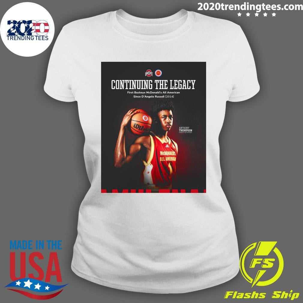 Anthony Thompson Continuing The Legacy First Buckeye Mcdonald’s All American Since D’angelo Russell 2014 Shirt