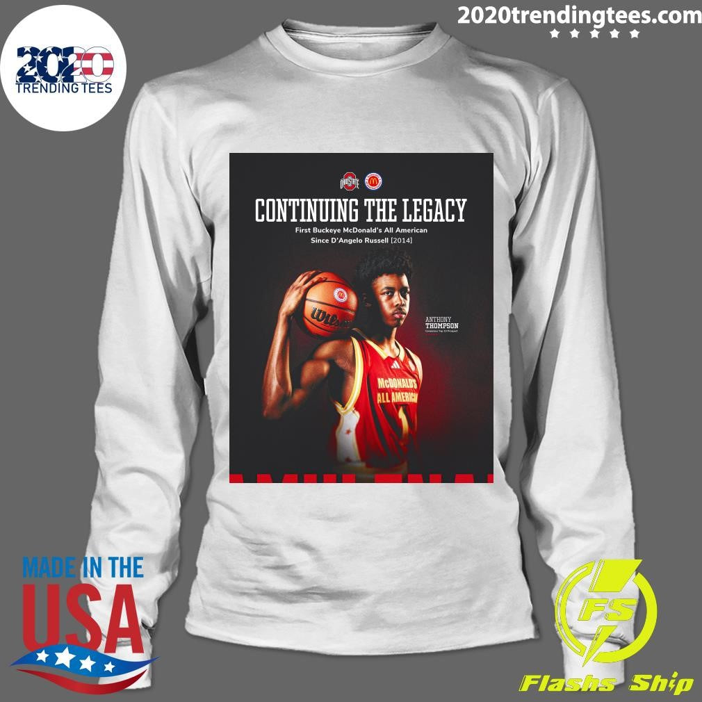 Anthony Thompson Continuing The Legacy First Buckeye Mcdonald’s All American Since D’angelo Russell 2014 Shirt