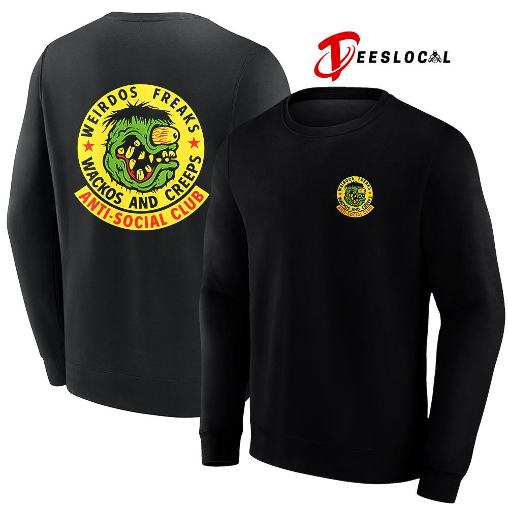 Anti Social Club weirdos freaks wackos and creeps shirt