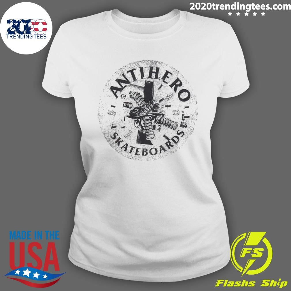 Antihero Engineering Heather Cream Skateboard Shirt