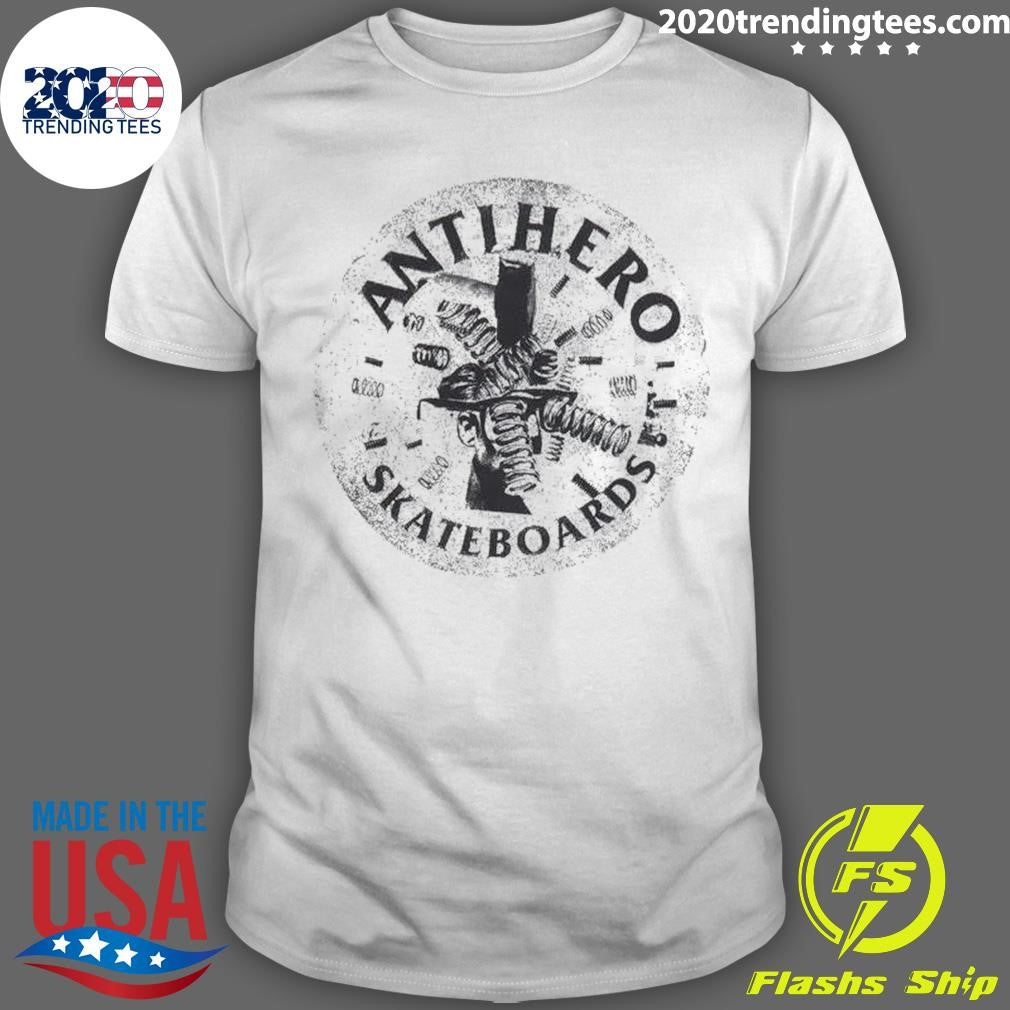 Antihero Engineering Heather Cream Skateboard Shirt
