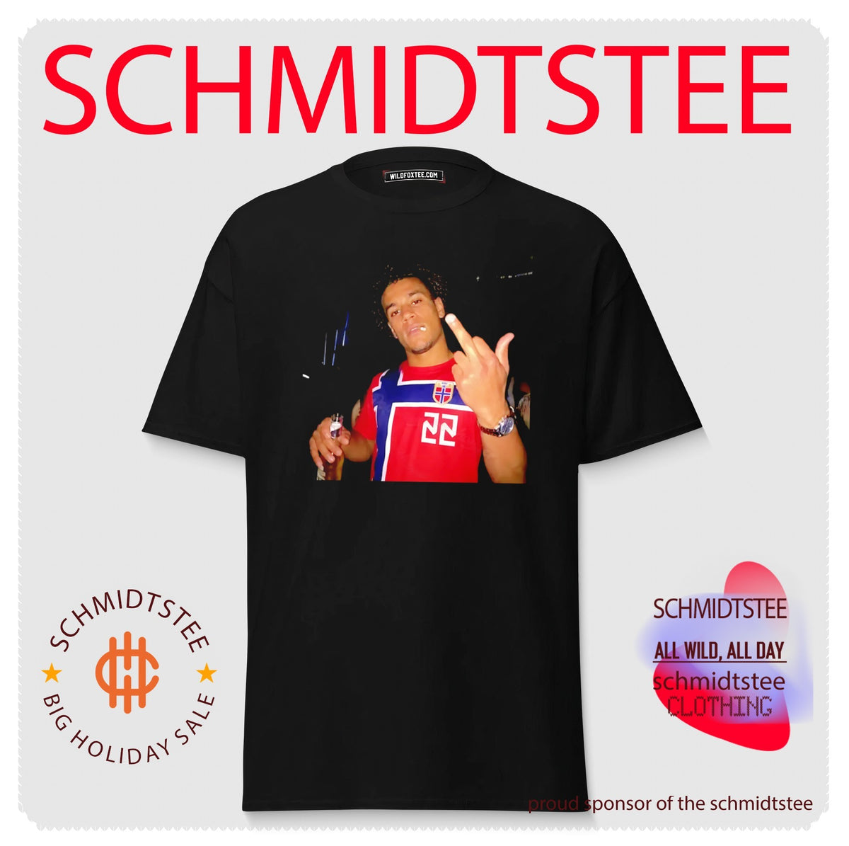 Antonio Nusa Norway National Football Team 22 middle finger shirt