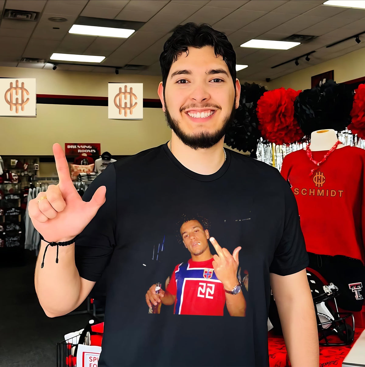 Antonio Nusa Norway National Football Team 22 middle finger shirt
