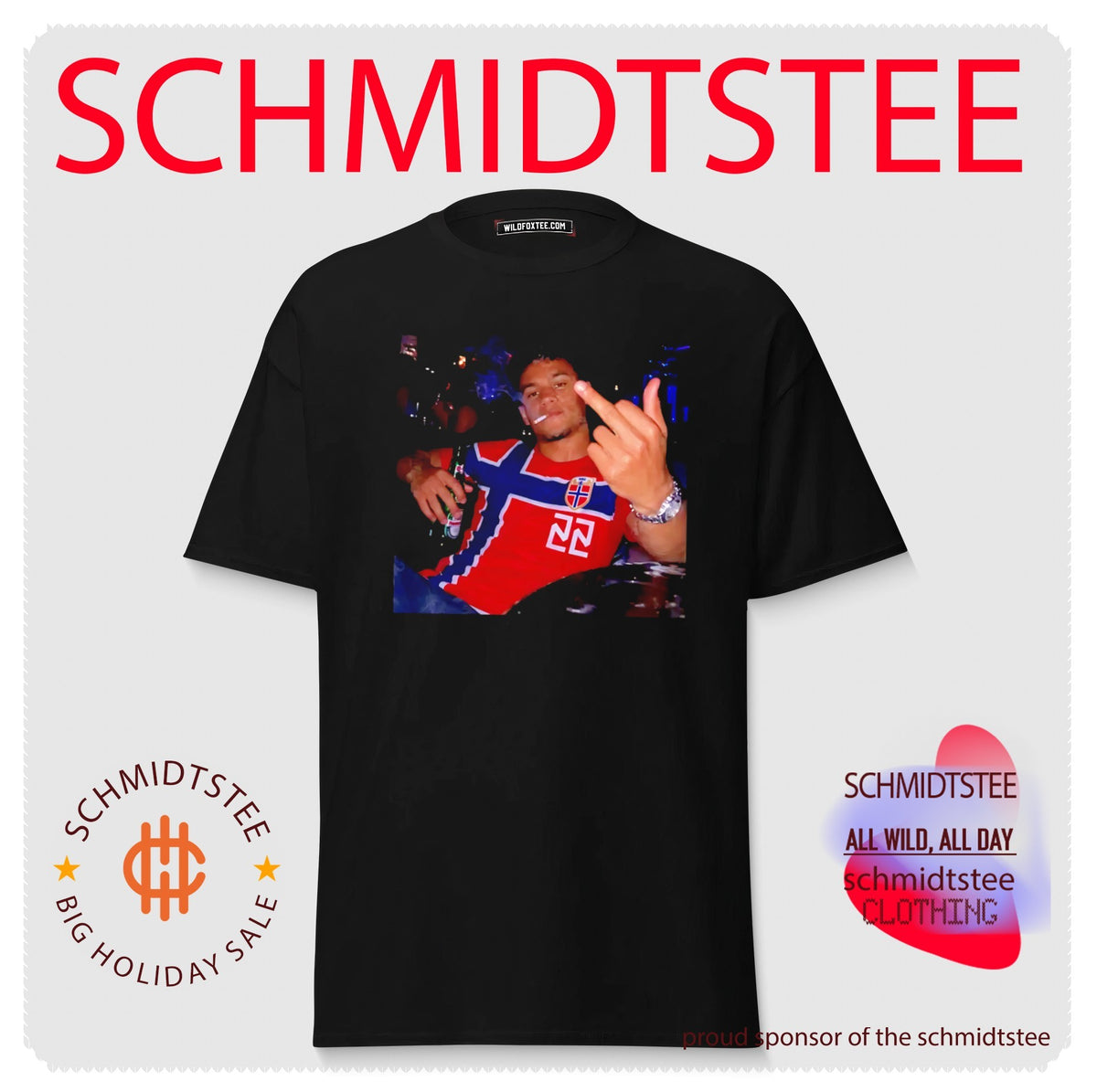 Antonio Nusa Norway National Football middle finger shirt