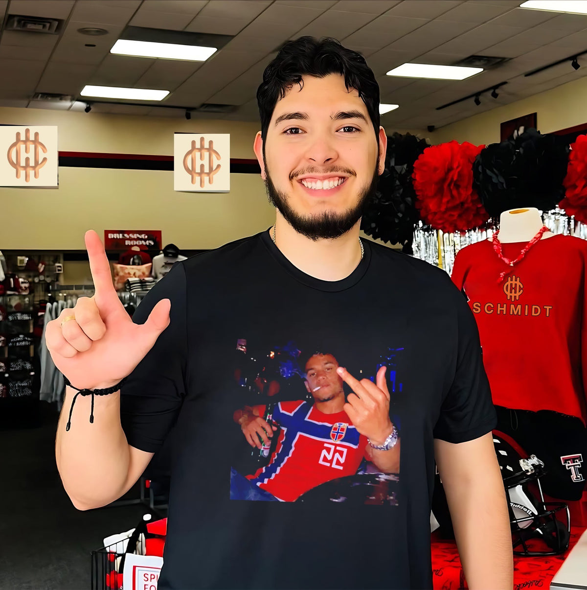 Antonio Nusa Norway National Football middle finger shirt