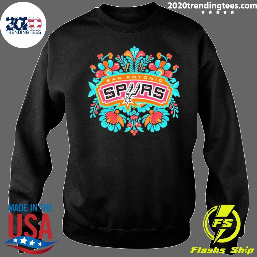 Antonio Spurs Fiesta Basketball Floral Nba Playoffs 2026 Shirt