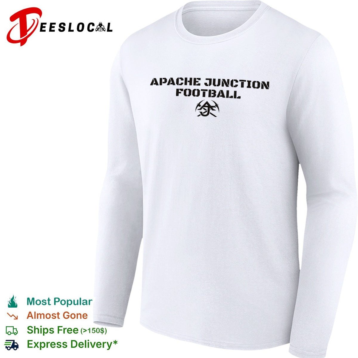 Apache Junction Football AJ Logo shirt