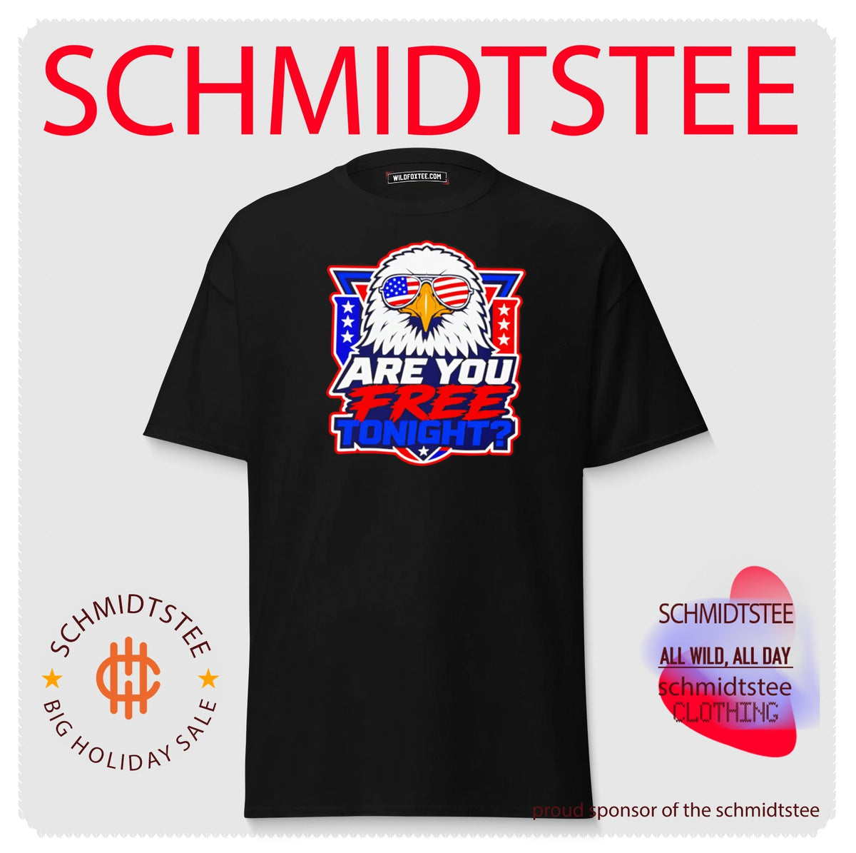 Are You Free Tonight Patriotic Eagle Fourth of July shirt