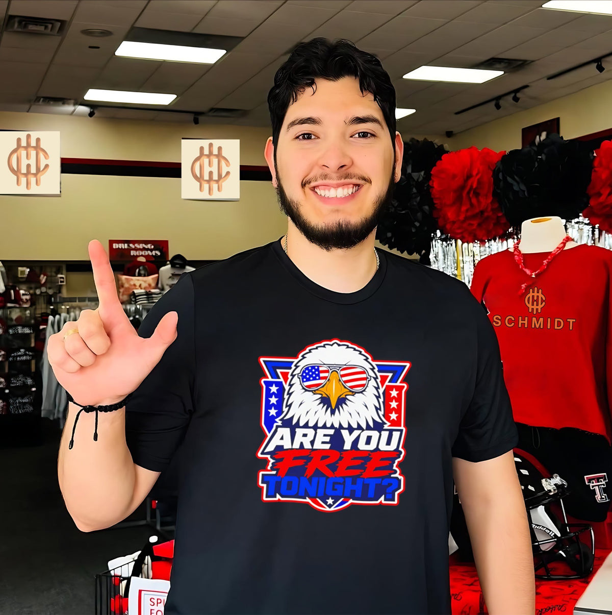 Are You Free Tonight Patriotic Eagle Fourth of July shirt