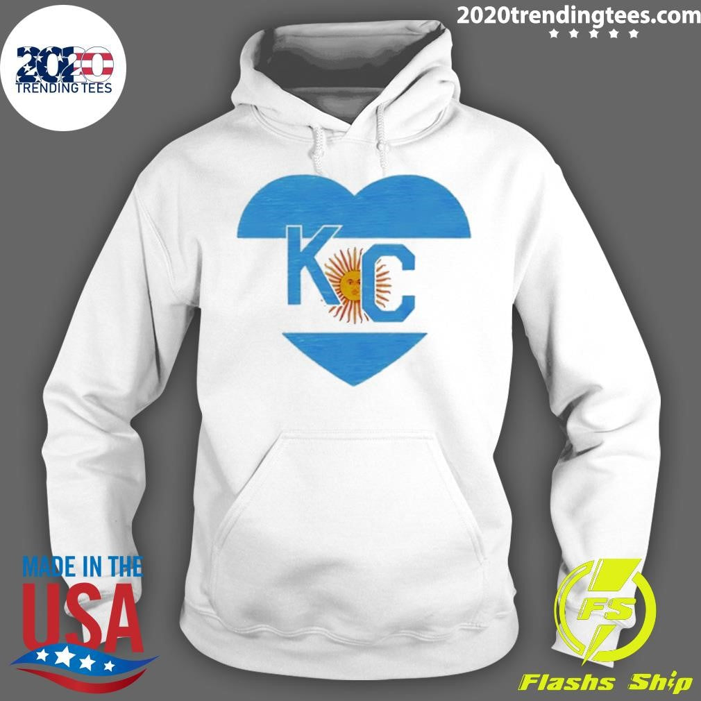 Argentina Kansas City Kc In Heart Shirt