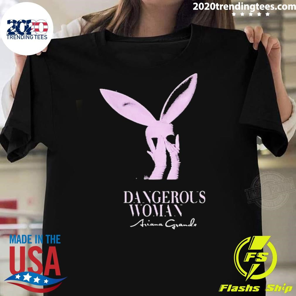 Ariana Grande Merch New Song Dangerous Woman 10 Logo Shirt