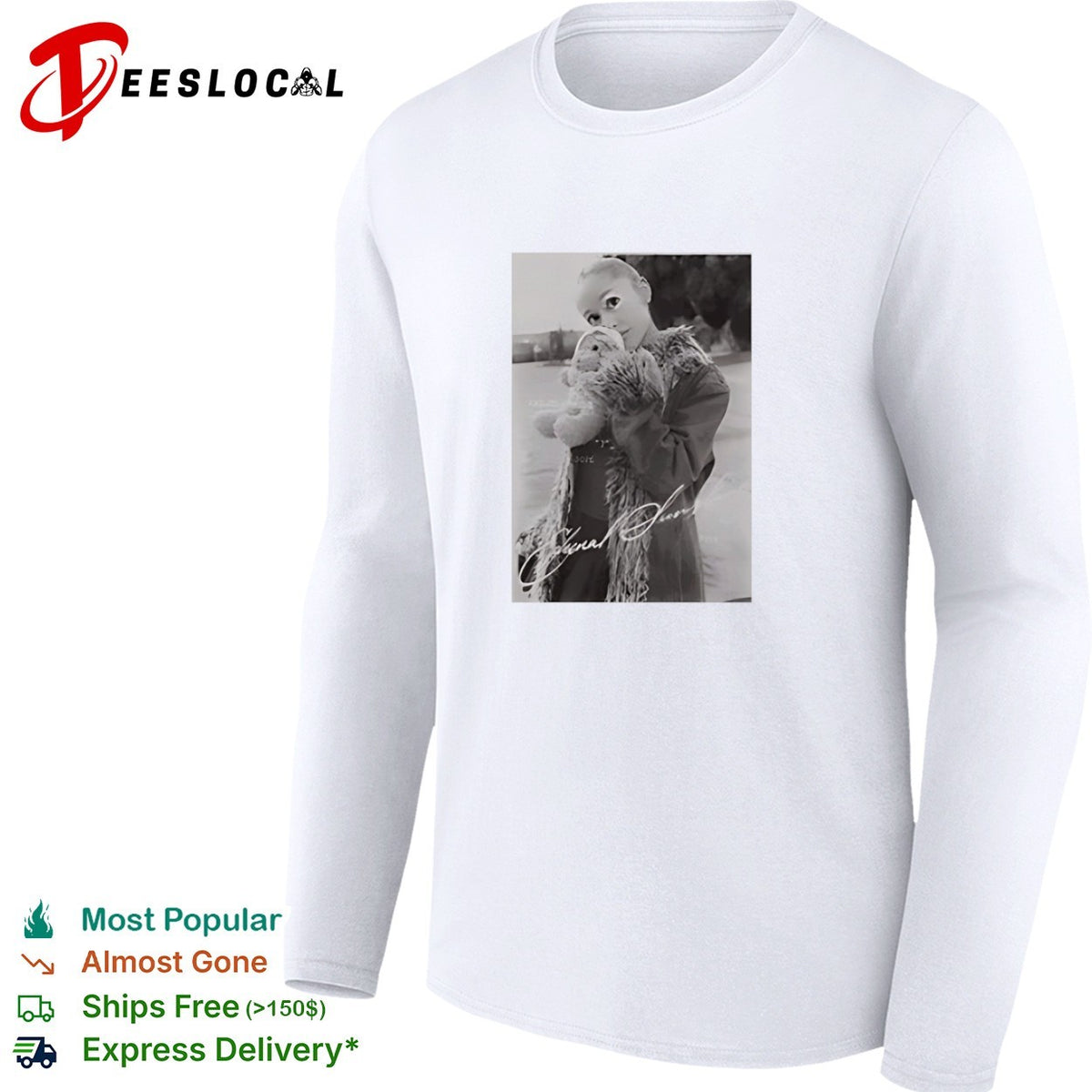 Ariana Grande eternal sunshine teddy bear shirt