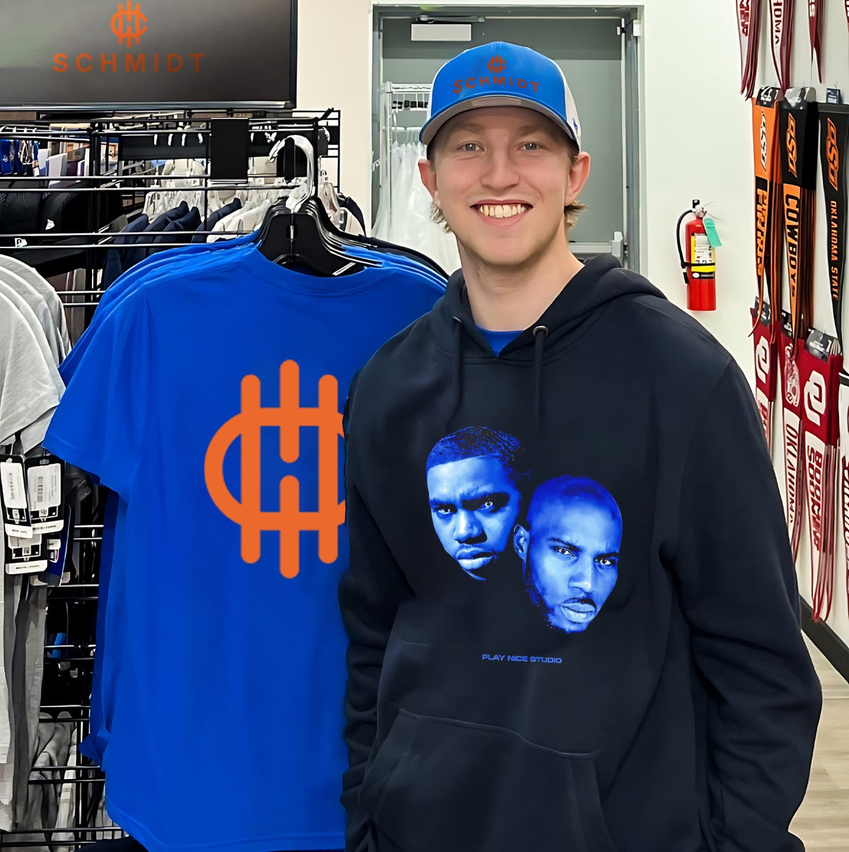 Ariel Hukporti Nas And DMX Play Nice Studio Knicks Parade Shirt