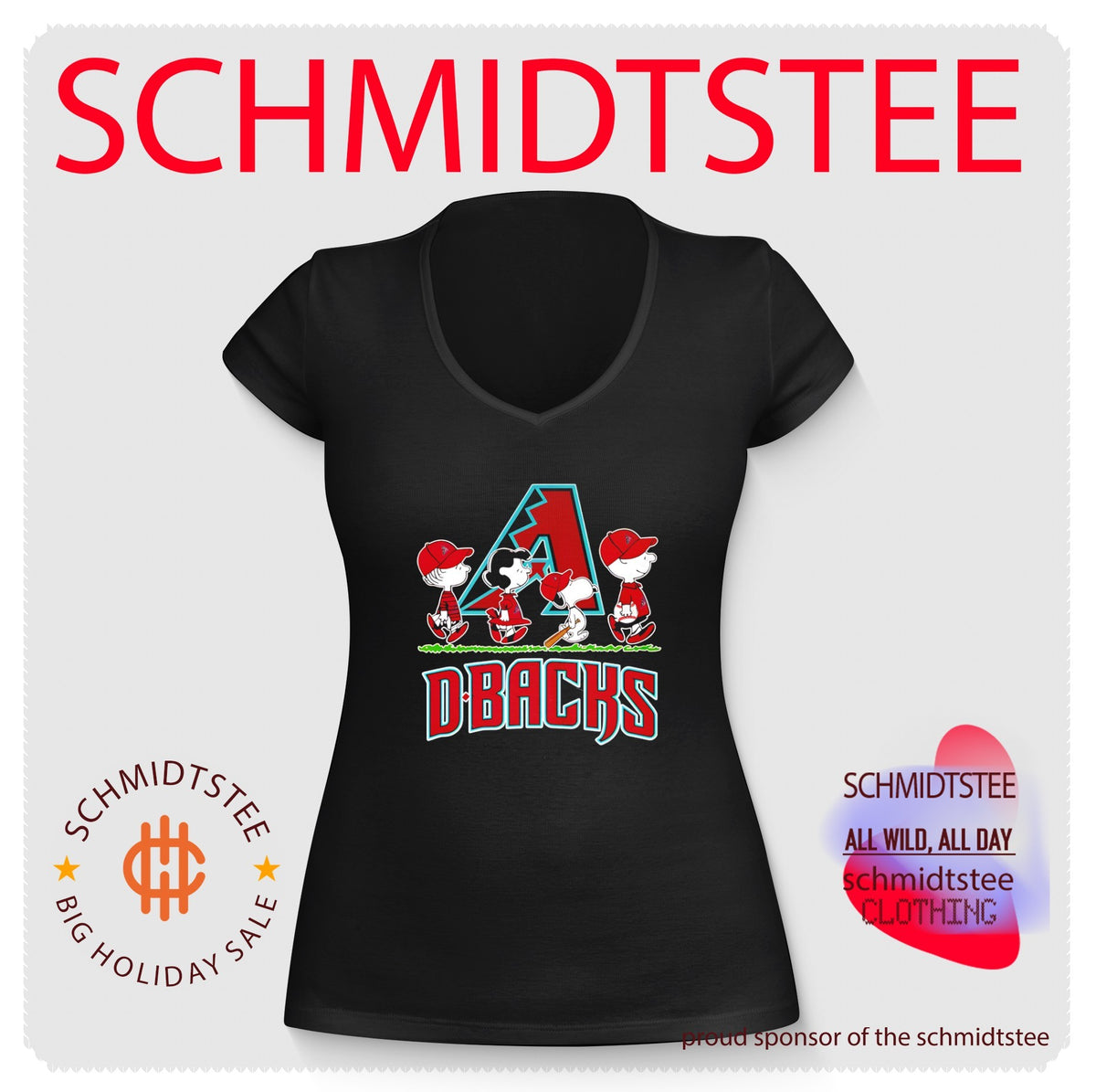 Arizona Diamondbacks Peanuts Abbey Road shirt