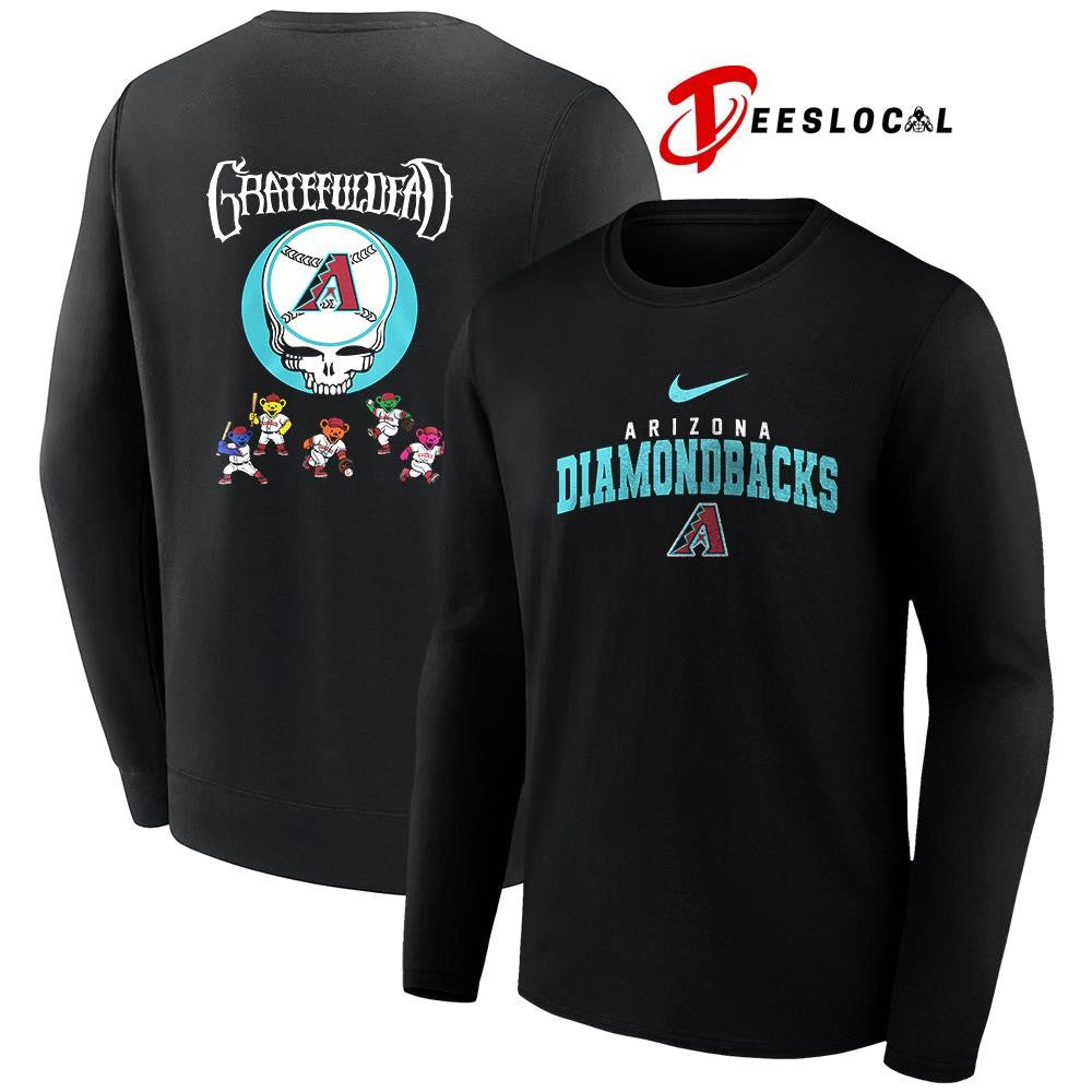 Arizona Diamondbacks x Grateful Dead bear mascot shirt