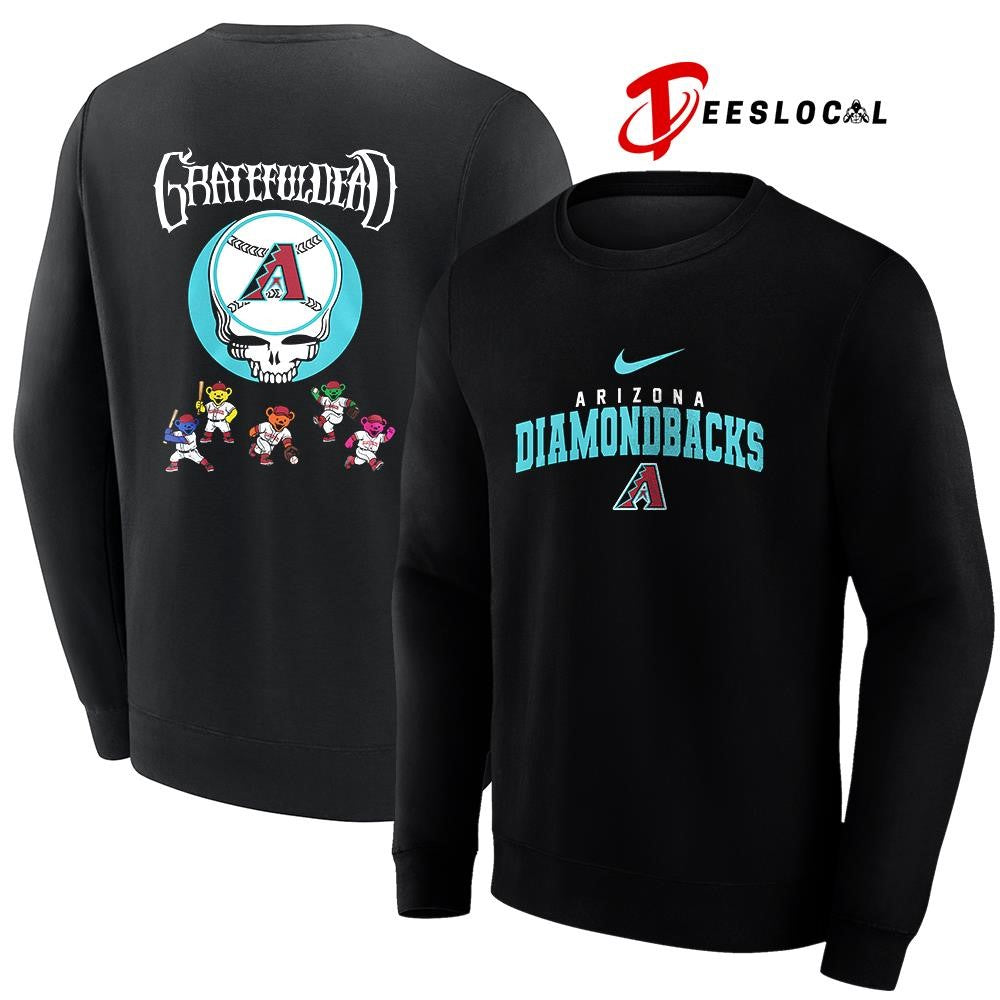 Arizona Diamondbacks x Grateful Dead bear mascot shirt