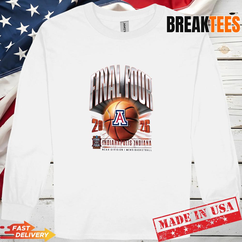 Arizona Wildcats 2026 NCAA Men’s Basketball Tournament March Madness Final Four Shirt