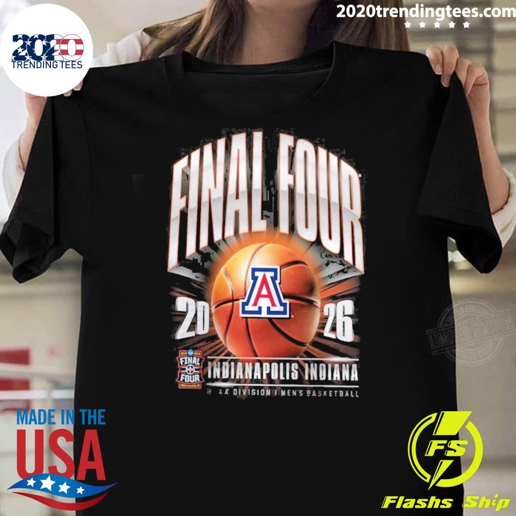 Arizona Wildcats 2026 Ncaa Division I Men’s Basketball Indianapolis Indiana Shirt