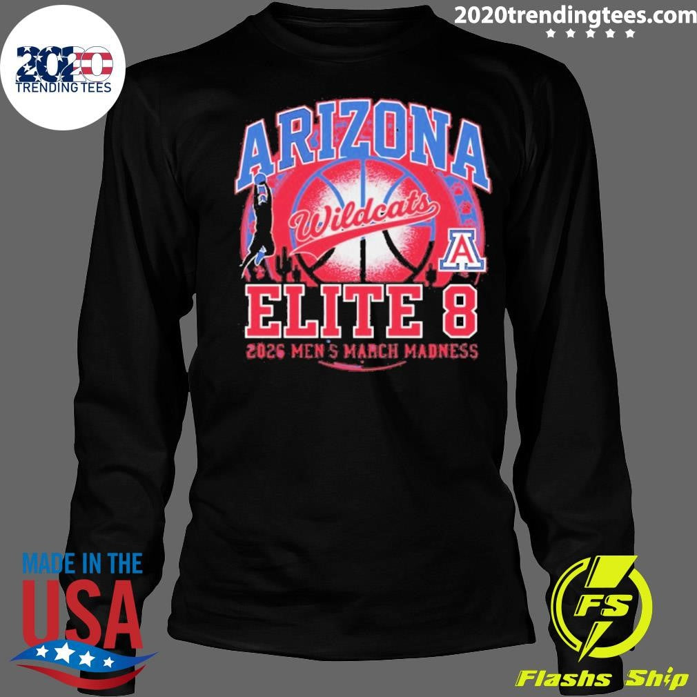 Arizona Wildcats Elite 8 2026 Men’s March Madness Shirt