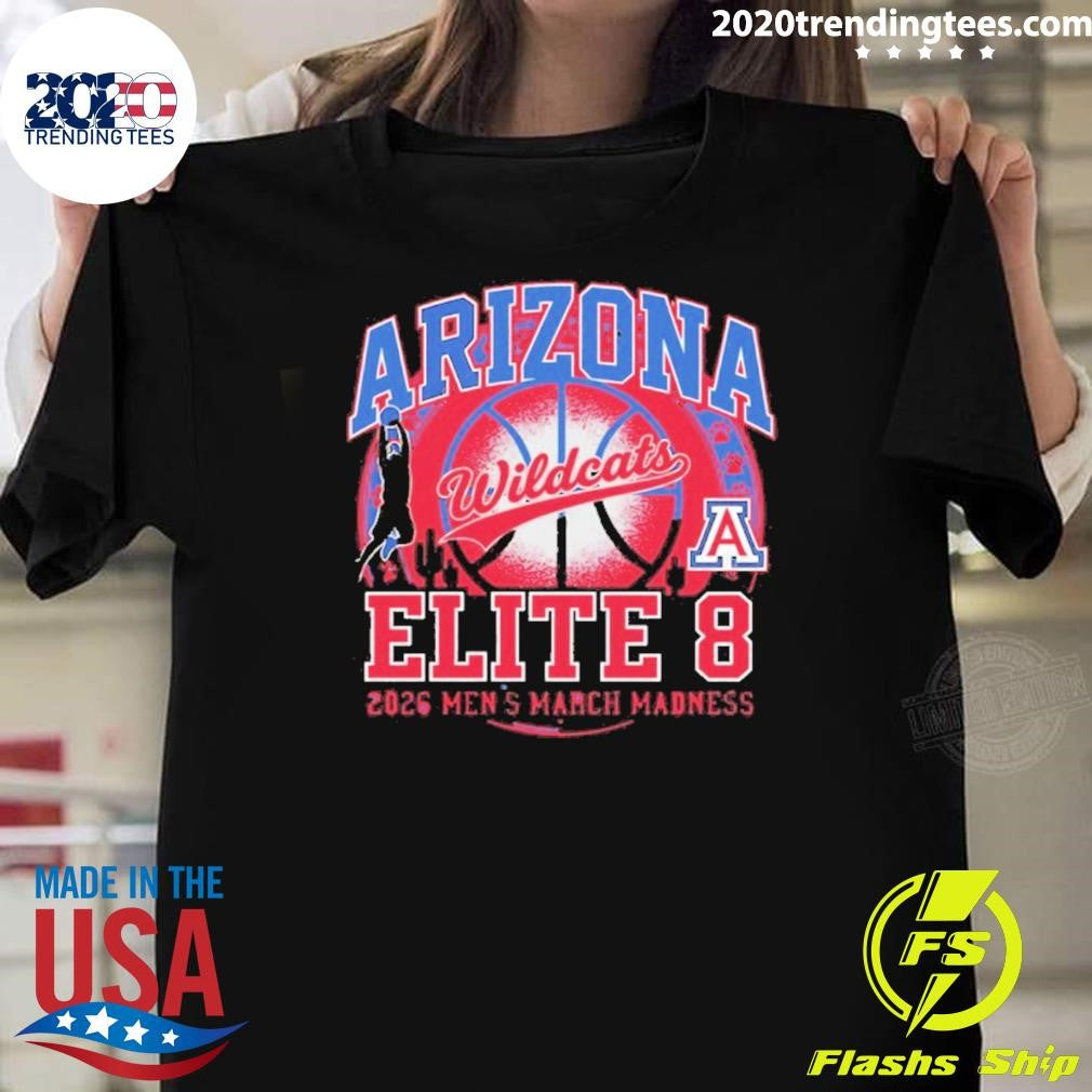 Arizona Wildcats Elite 8 2026 Men’s March Madness Shirt