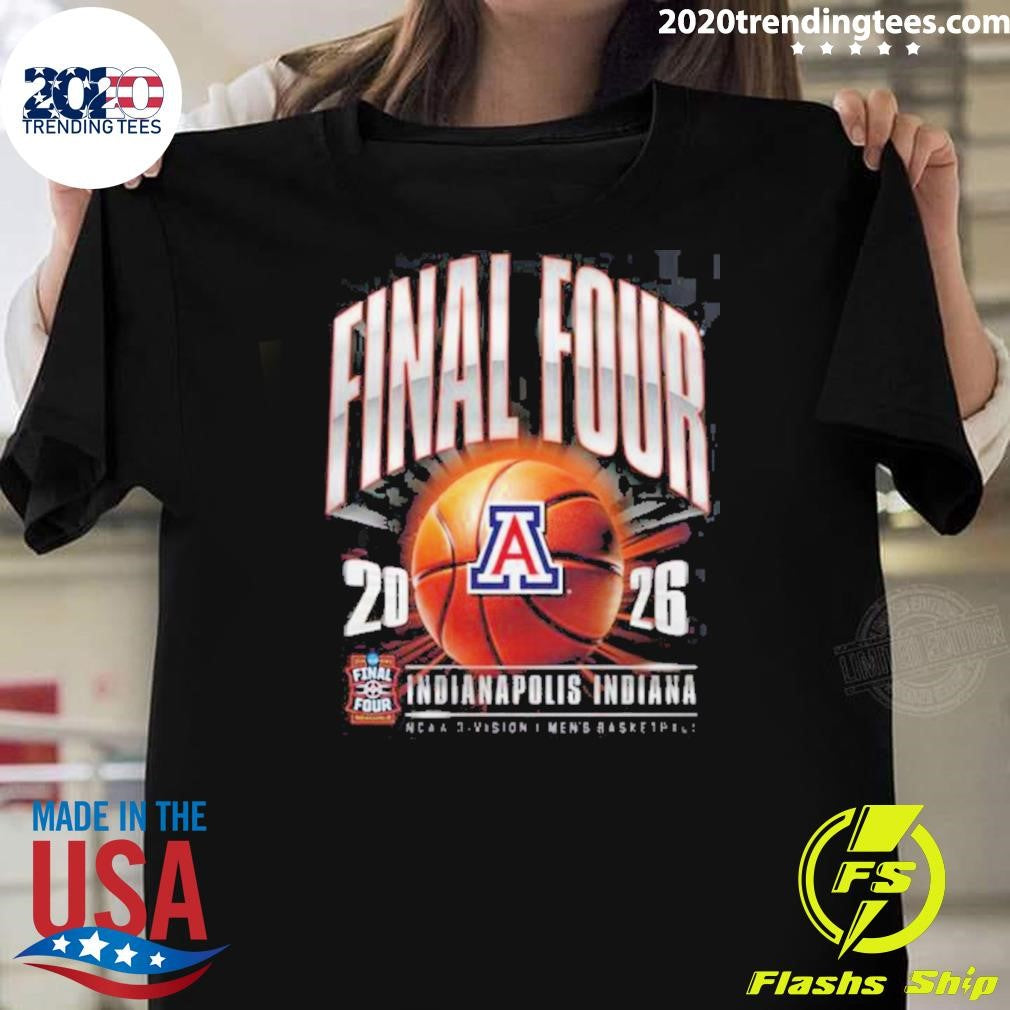 Arizona Wildcats Men’s Basketball 2026 Ncaa D1 Tournament Final Four Indiana Shirt