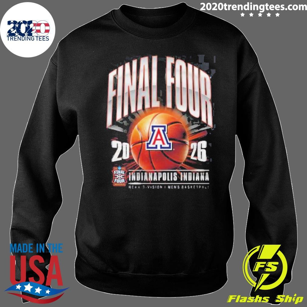 Arizona Wildcats Men’s Basketball 2026 Ncaa D1 Tournament Final Four Indiana Shirt