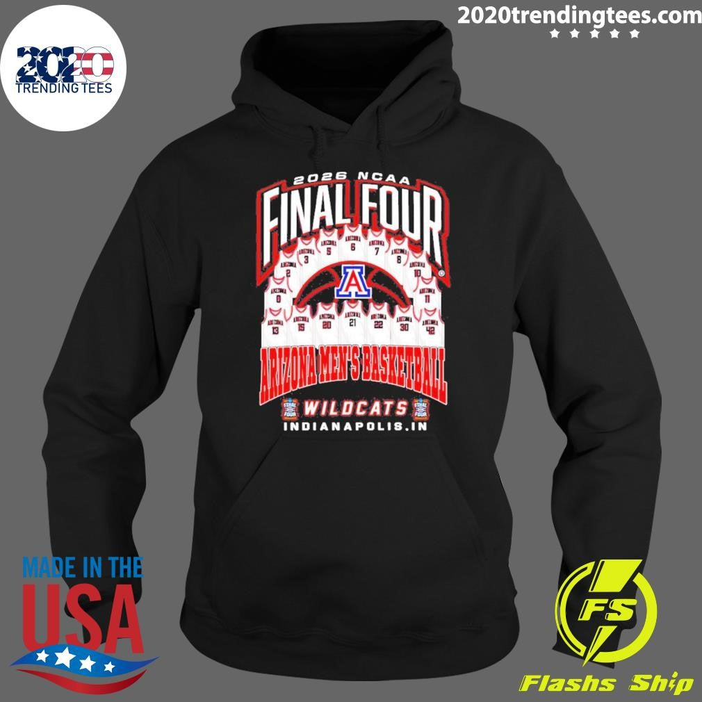 Arizona Wildcats Men’s Basketball 2026 Ncaa Final Four Indianapolis Shirt