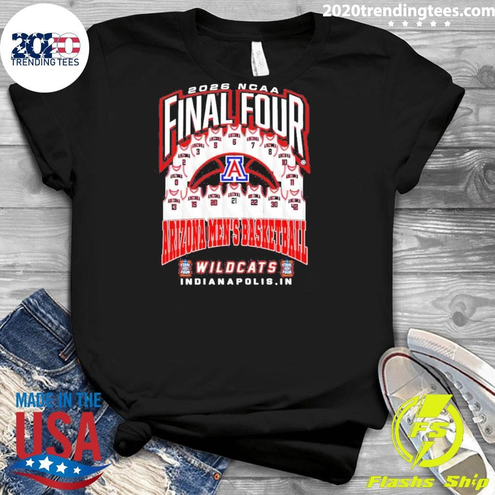 Arizona Wildcats Men’s Basketball 2026 Ncaa Final Four Indianapolis Shirt