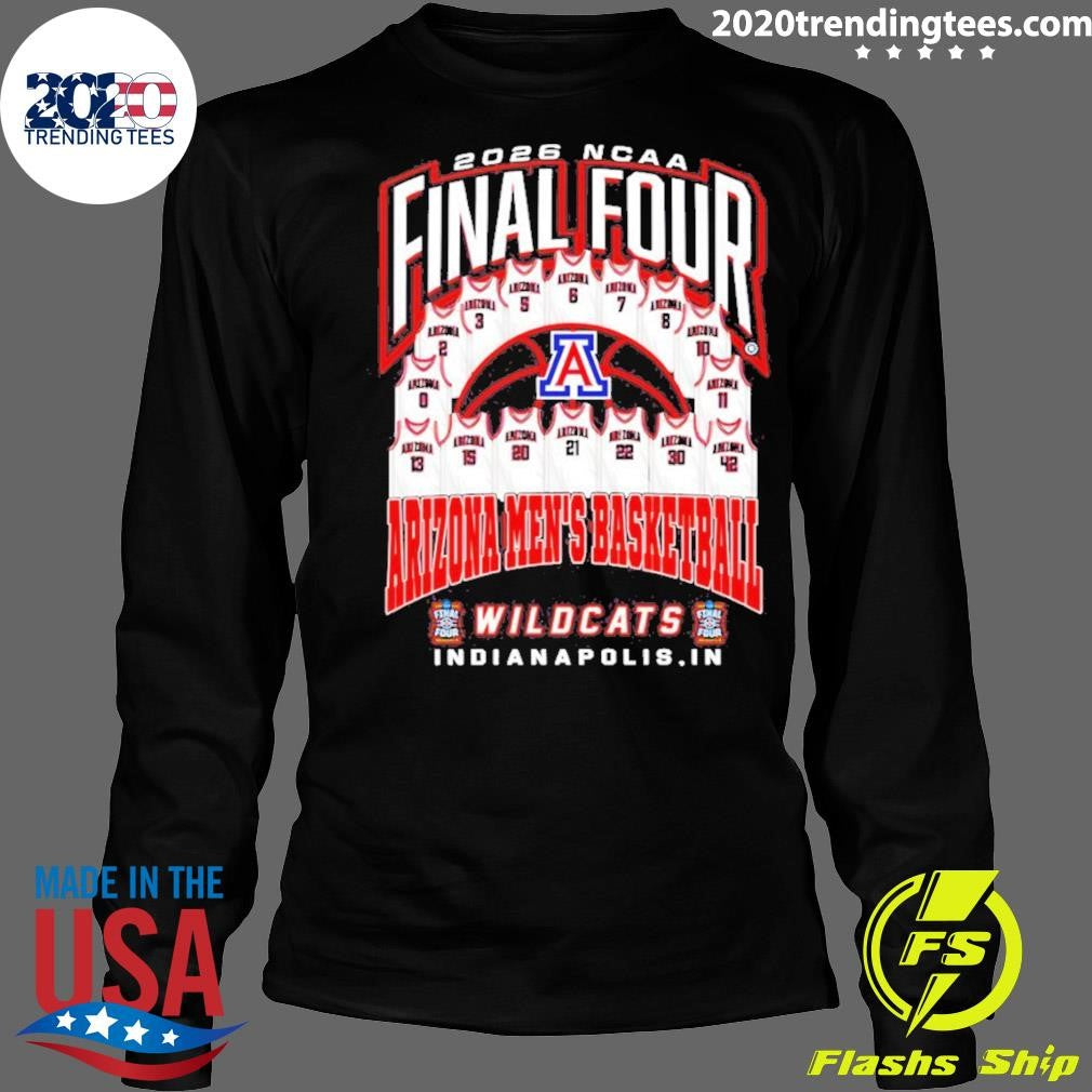 Arizona Wildcats Men’s Basketball 2026 Ncaa Final Four Indianapolis Shirt