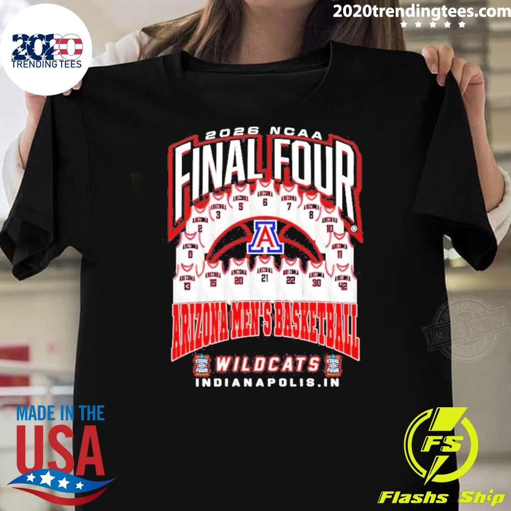 Arizona Wildcats Men’s Basketball 2026 Ncaa Final Four Indianapolis Shirt