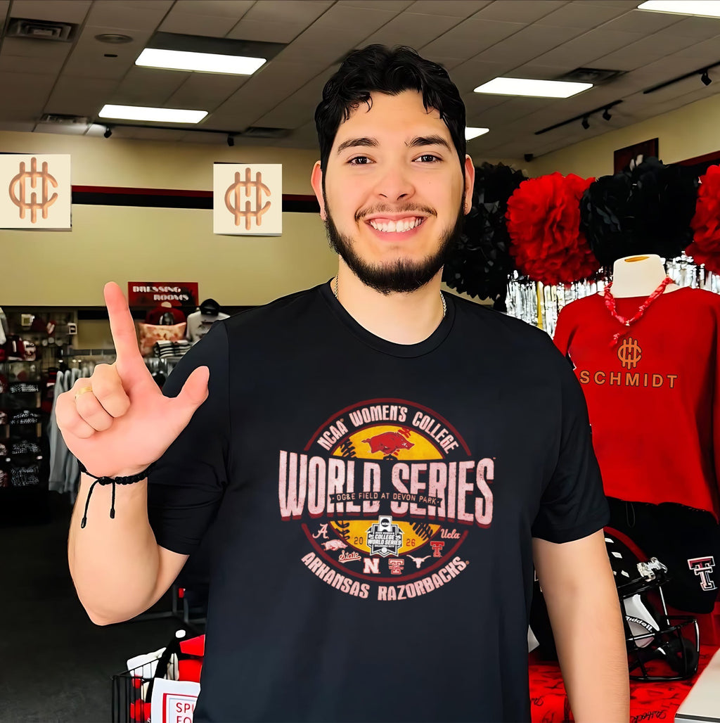 Arkansas Razorback 2026 Softball College World Series 8-Team shirt