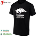 Arkansas Razorbacks Wooo Pig Sooie logo Shirt