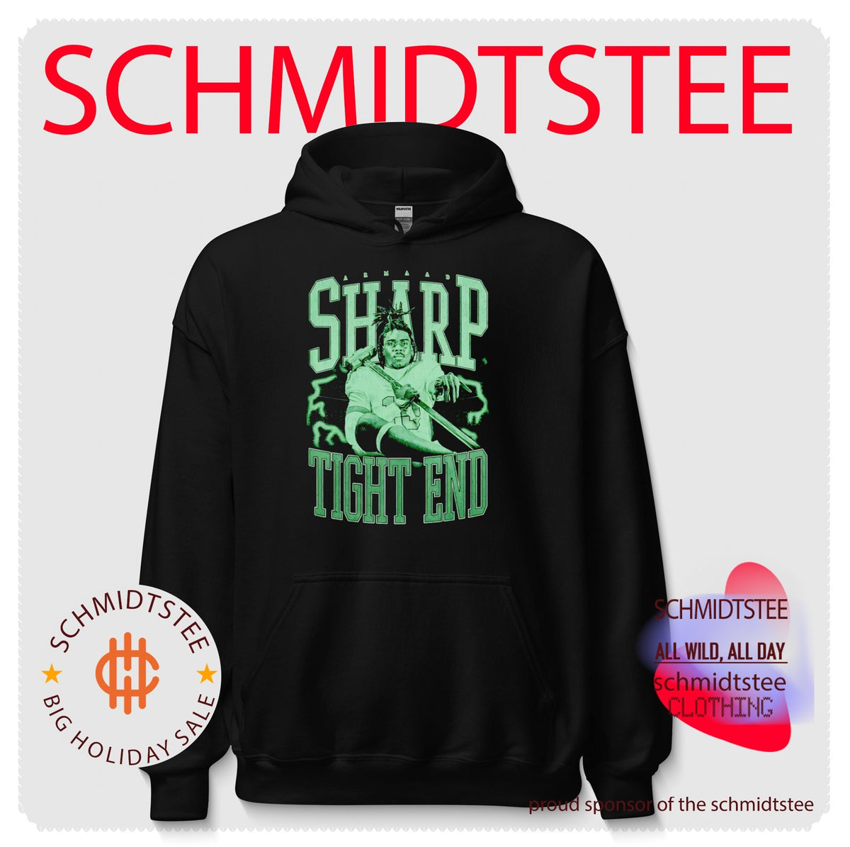 Armaad Sharp Tight End football athlete shirt