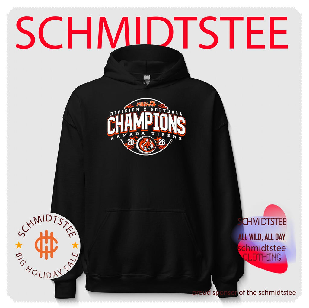 Armada Tigers 2026 MHSAA Softball D2 Champions shirt