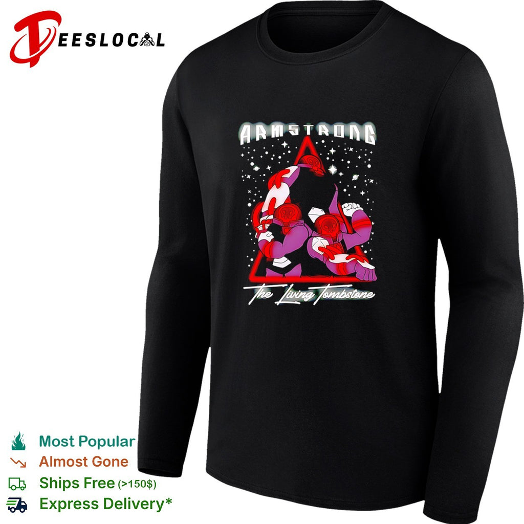 Armstrong The Living Tombstone Parody Robot Characters Shirt
