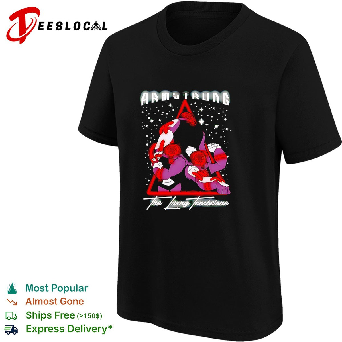 Armstrong The Living Tombstone Parody Robot Characters Shirt