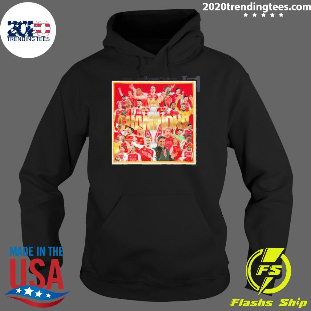 Arsenal 2026 Premier League Champions Poster Shirt