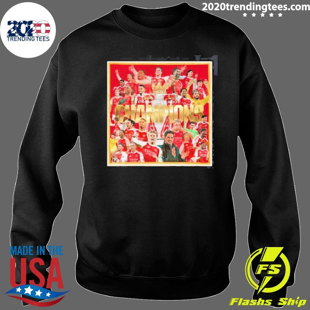 Arsenal 2026 Premier League Champions Poster Shirt