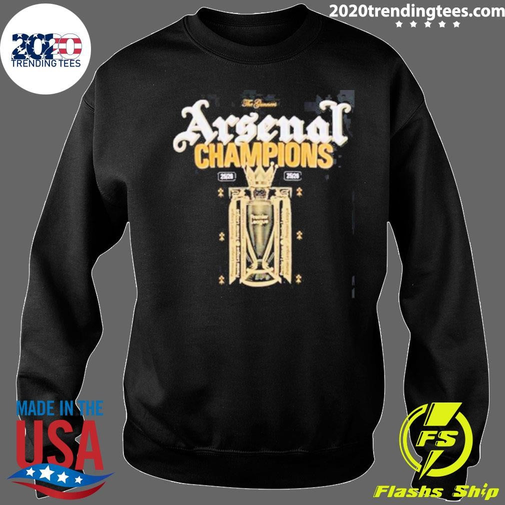 Arsenal 2026 Premier League Champions Trophy Crew Shirt