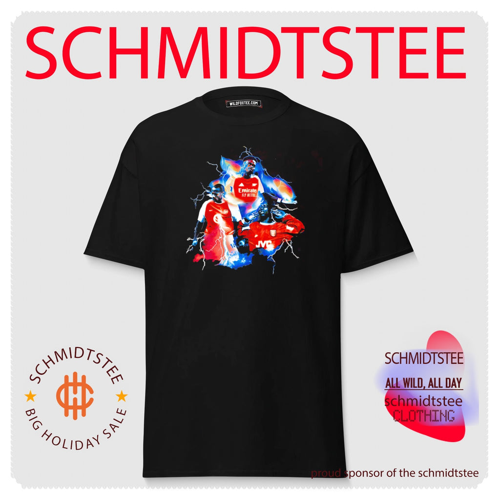 Arsenal Bukayo Saka and Thierry Henry graphic shirt