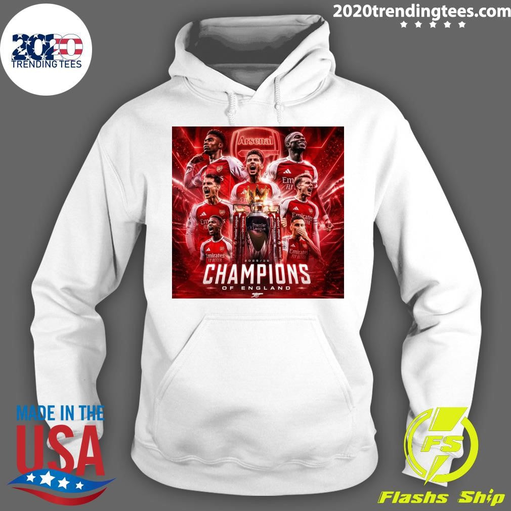Arsenal Champions Win 2025-2026 Shirt