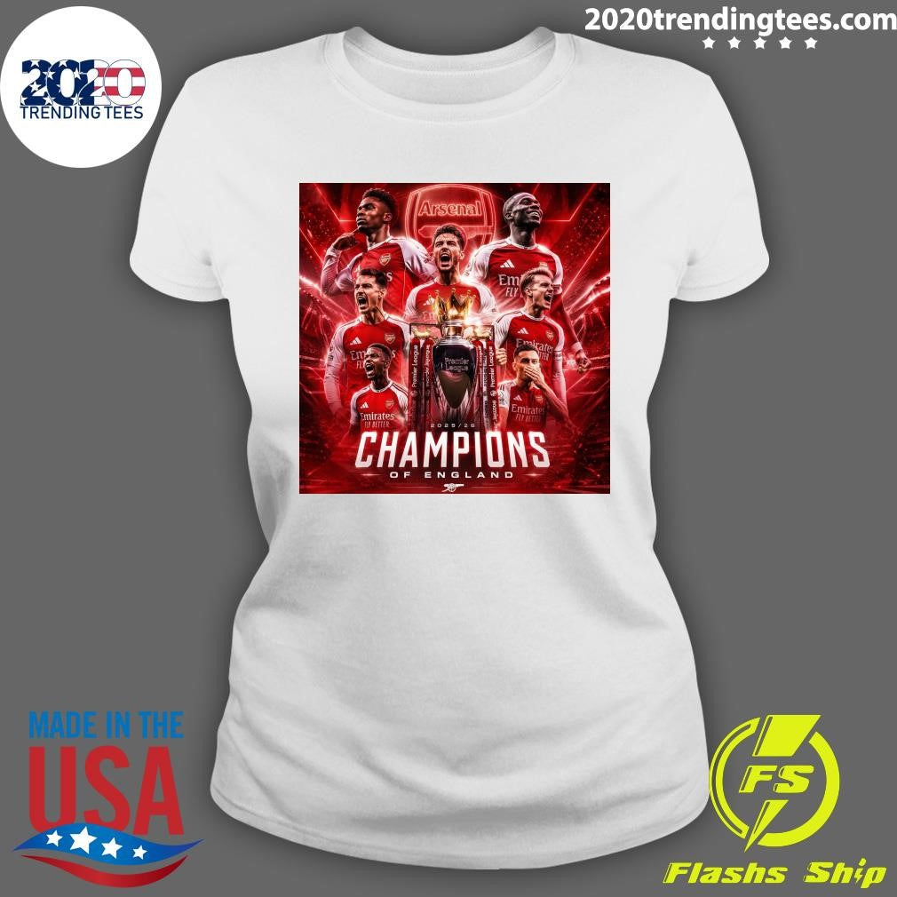 Arsenal Champions Win 2025-2026 Shirt